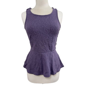 Women's Free People Purple Tank Top S
